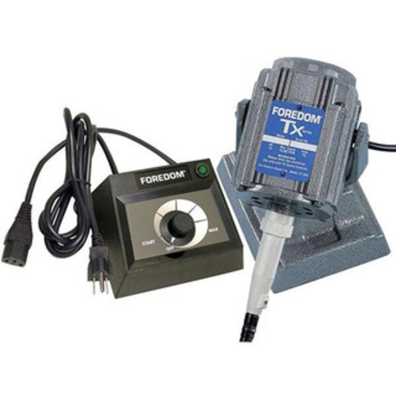 Foredom Flexible Shaft 1/3 HP TXH Benchtop Motor With EMX Table Top Control M.TXB-EMX