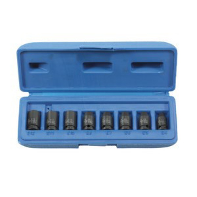 Grey Pneumatic 1/4 Drive 8 Piece External Star Impact Socket Sey – GY998ET
