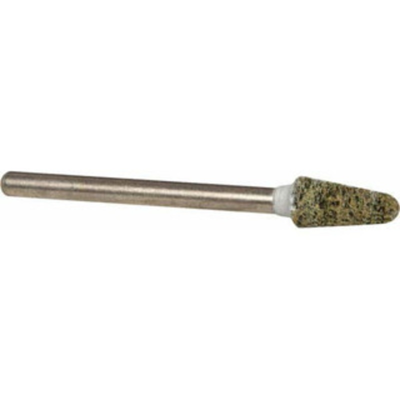 Grier Abrasive 7/32 Head Diam x 3/8 Thickness, B44, Tree End, Aluminum Oxide Mounted Point Green-Gray, Fine Grade, 68,400 RPM B44-N2-17299 – 04691705