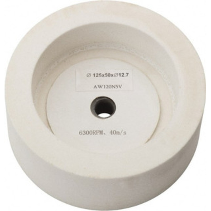 Value Collection 120 Grit Aluminum Oxide Bench & Pedestal Grinding Wheel 5 Diam x 1/2 Hole x 2 Thick, 3450 Max RPM, I Hardness, Fine Grade , Vitrified Bond 2 X 5 WHEEL – 32738940