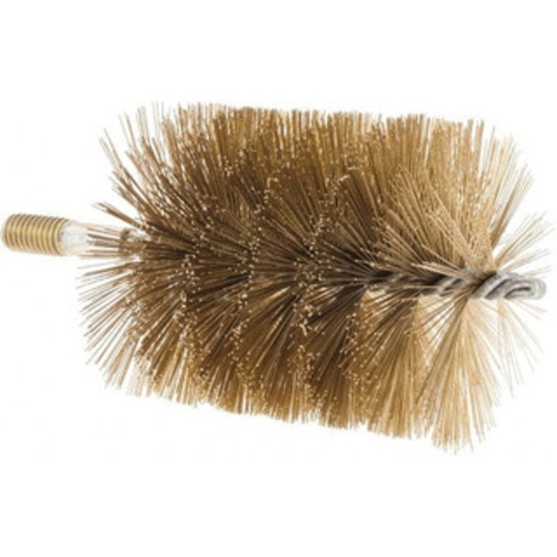 Value Collection 3-1/2 Diam Helical Brass Tube Brush 0.016 Filament Diam, 4-1/4 Brush Length, 7-1/2 OAL, 1/2-12 Male Shank 83100056 – 04662284