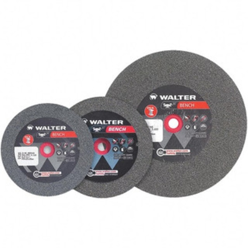 Walter Surface Technologies 60 Grit Aluminum Oxide Bench & Pedestal Grinding Wheel 10 Diam x 1 Hole x 1-1/4 Thick, 2500 Max RPM, Fine Grade, Vitrified Bond 12E657 – 57856601