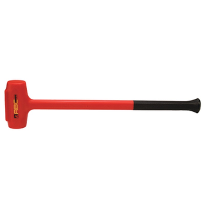 ABC Hammer Dead Blow Hammer, 26 Handle Length, 3-1/4 Face Diameter, 168 oz. Head Weight – ABC12DB