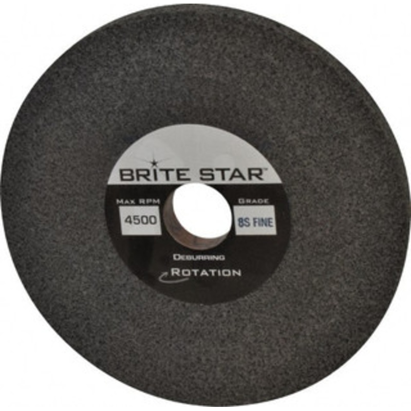 Brite Star 6 Diam, 1/2 Face Width, 1 Center Hole, Fine Grade, Silicon Carbide Deburring Wheel Convolute, Hard Density 8 Grade, 4,500 RPM 66261114606 – 81243826