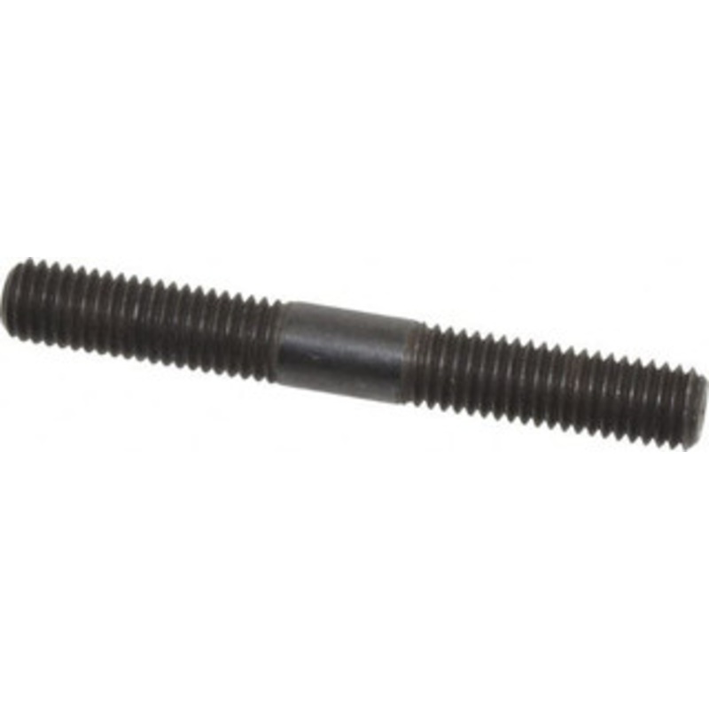 Jergens, Inc. 1/2-13 4 OAL Equal Double Threaded Stud Alloy Steel, Black Oxide Finish, 1-1/2 Equal Thread Length 38325 – 82423401
