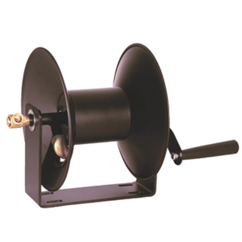 Reelcraft Hand Crank Hose Reel, 3/8 Diameter 100 ft. Hose Length – CU6100LN