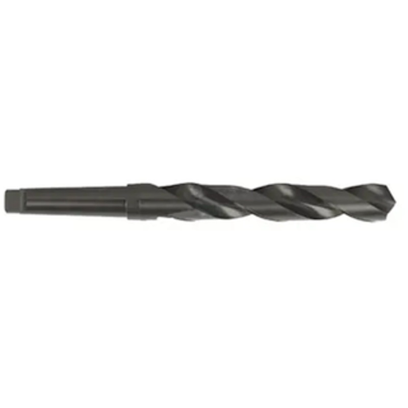 T&O H.S.S. 3MT Taper Shank Drill, 1 Size, 6-3/8 Flute Length, 11 Overall Length