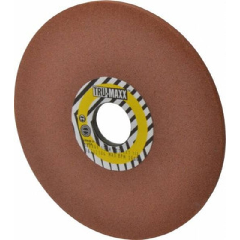Tru-Maxx 7 Diam x 1-1/4 Hole x 1/4 Thick, M Hardness, 150 Grit Surface Grinding Wheel Aluminum Oxide, Type 1, Very Fine Grade, 3,600 Max RPM, Vitrified Bond, No Recess 66243496841 – 06293104