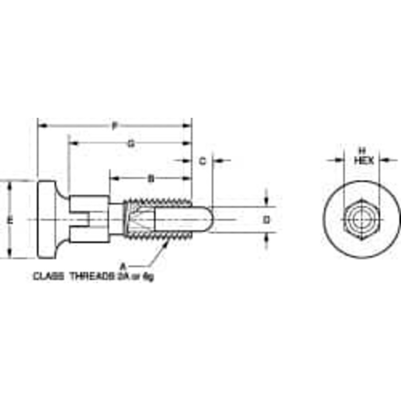 Vlier M10x1.5, 20mm Thread Length, 0.236 Max Plunger Diam, 0.22 Lb Init to 2.02 Lb Final End Force, Knob Handle Plunger Delrin Knob, 0.98 Body Length, 0.79 Length Under Head/Shoulder, 0.196 Plunger Projection MPRT10 – 03680386