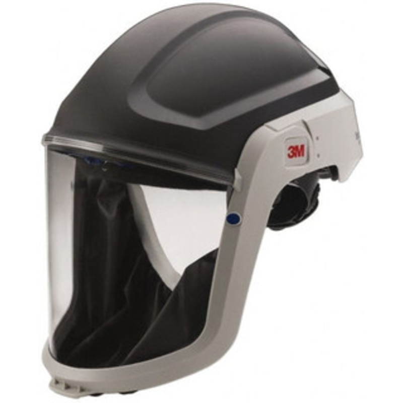 3M PAPR Compatible Hard Hat with Face Shield Polyester, Compatible with Breathe Easy, GVP, TR-300, M-series 7000052874 – 41927153