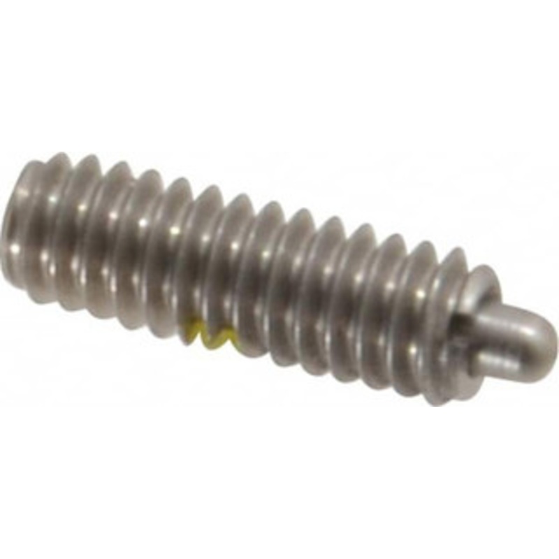 Gibraltar 1/4-20, 3/4 Thread Length, 1/8 Plunger Projection, Stainless Steel Threaded Spring Plunger 0.118 Max Plunger Diam, 3/4 Plunger Length, 2 Lb Init End Force, 9 Lb Final End Force, 0.0781 Hex SSW10-4X-PT-G – 06694830