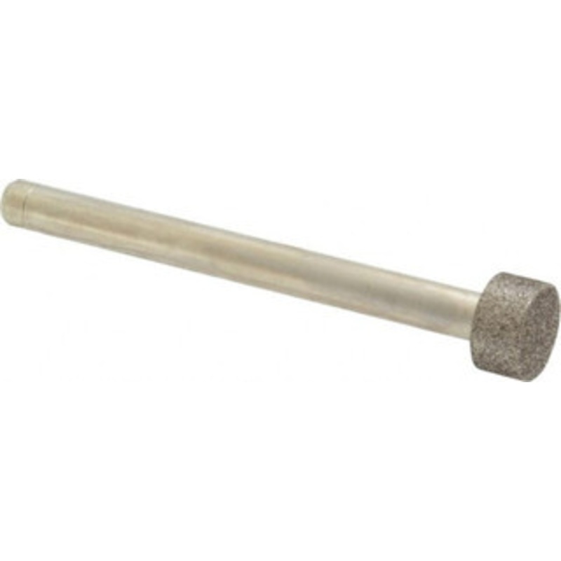 Made in USA 1/2 Head Diam x 1/4 Head Thickness CBN Grinding Pin 1/4 Shank Diam x 2-3/4 Shank Length, Coarse Grade 9005004B – 81547101