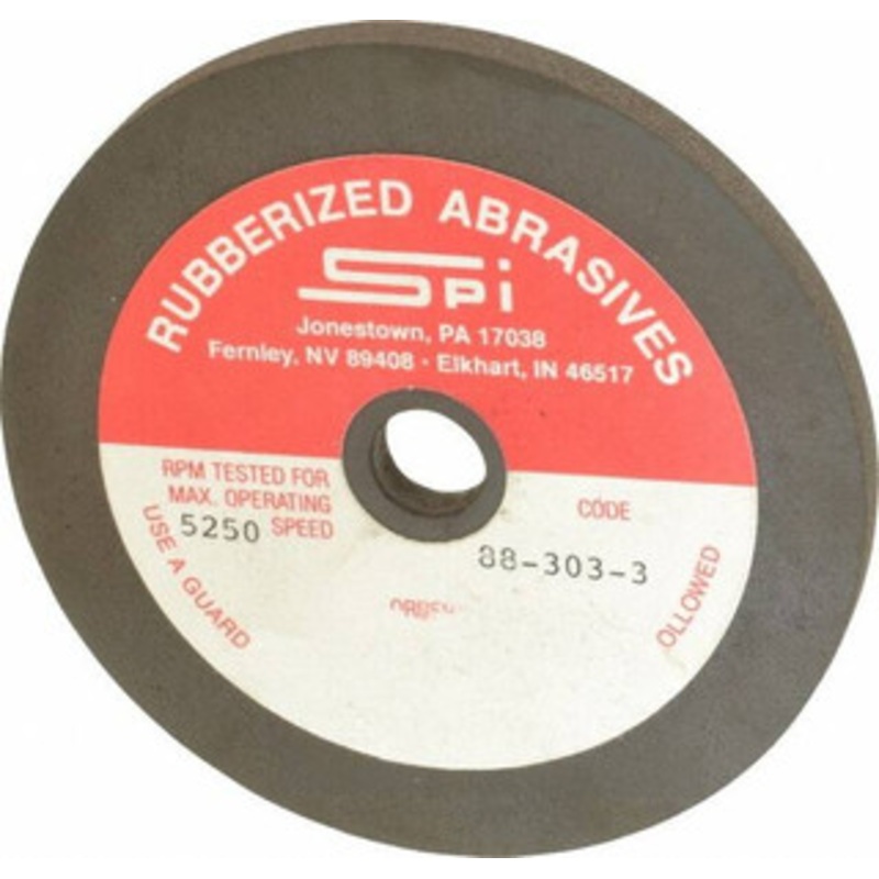 Made in USA 4 Diam x 1/2 Hole x 1/4 Thick, 80 Grit Surface Grinding Wheel Aluminum Oxide/Silicon Carbide Blend, Medium Grade, 5,250 Max RPM 403-M SPI – 73149874