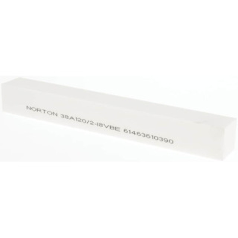 Norton 120 Grit Aluminum Oxide Square Dressing Stick 8 x 1 x 1, Fine Grade, Vitrified Bond 61463610390 – 88824065