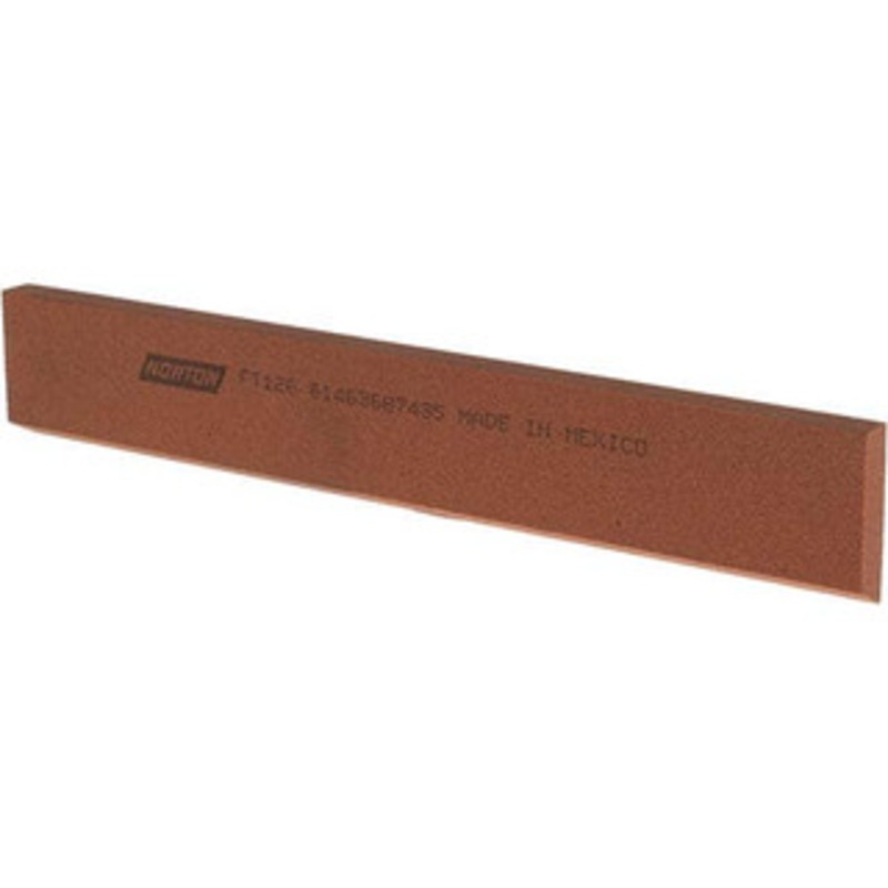 Norton 6 Long x 1 Wide x 1/4 Thick, Aluminum Oxide Sharpening Stone Rectangle, Fine Grade 61463687435 – 06250328
