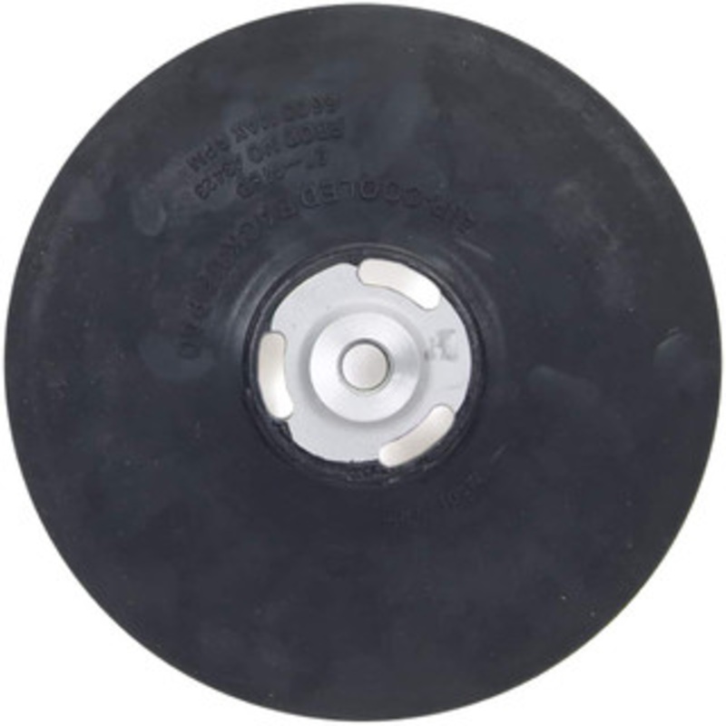 Norton 9 Diam Locking Nut Disc Backing Pad Medium Density, 6,600 RPM 63642543423 – 05896113