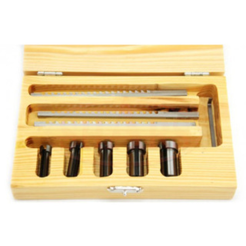 Precise No. 00 HSS Keyway precision 9 Piece Broach Set – 404-621