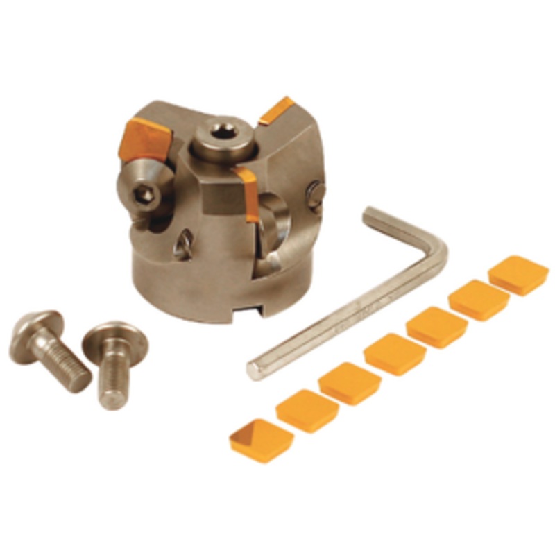 Terra Carbide 75 Degree Indexable Face Mill Set with Inserts – SP42C.D200 SET APC5T