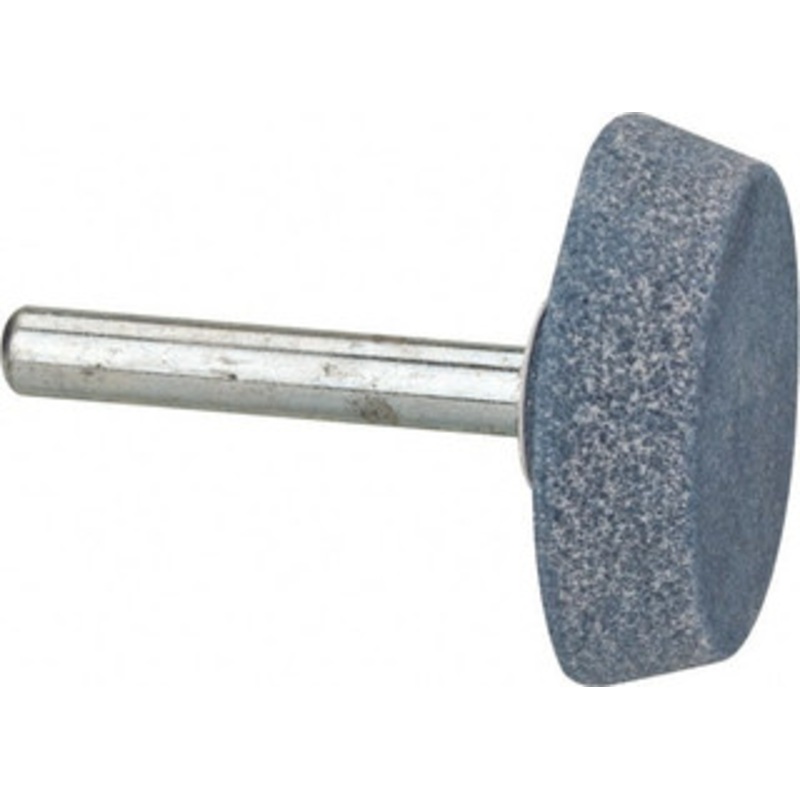 Tru-Maxx 1-1/2 Head Diam x 3/8 Thickness, A34, Flat Cone End, Aluminum Oxide Mounted Point Blue, Medium Grade, 60 Grit, 25,460 RPM 66253291526 – 89677231