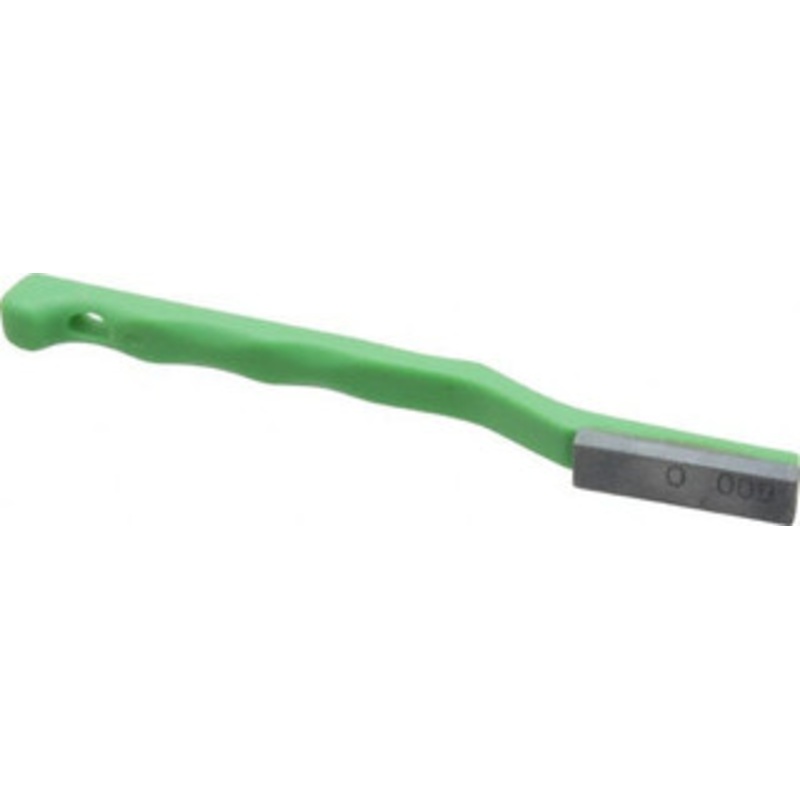 Value Collection 600 Grit Green Single-Ended Boron Carbide Hand Hone Super Fine Grade, 5-1/2 OAL, with Cutting Dimensions of 1-9/16 Length x 1/2 Wide x 3/16 High LAPPER XTRA FIN – 05789029