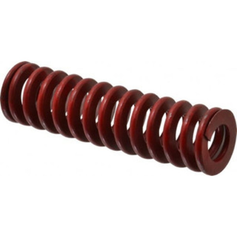 Associated Spring Raymond 1-1/4 Hole Diam, 5/8 Rod Diam, 4-1/2 Free Length, Red Die Spring 532.8 Lb Max Deflection, 1.67 Max Deflection, Medium Heavy Duty, Chromium Alloy Steel 104-618 – 07661945