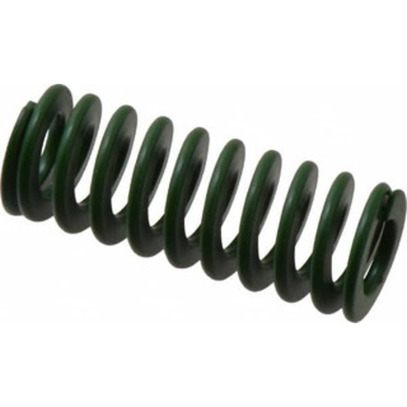 Associated Spring Raymond 20mm Hole Diam, 10mm Rod Diam, 2 Free Length, Green Die Spring 490 N Max Deflection, 20mm Max Deflection, Light Duty, Chromium Alloy Steel 203-408 – 67898601