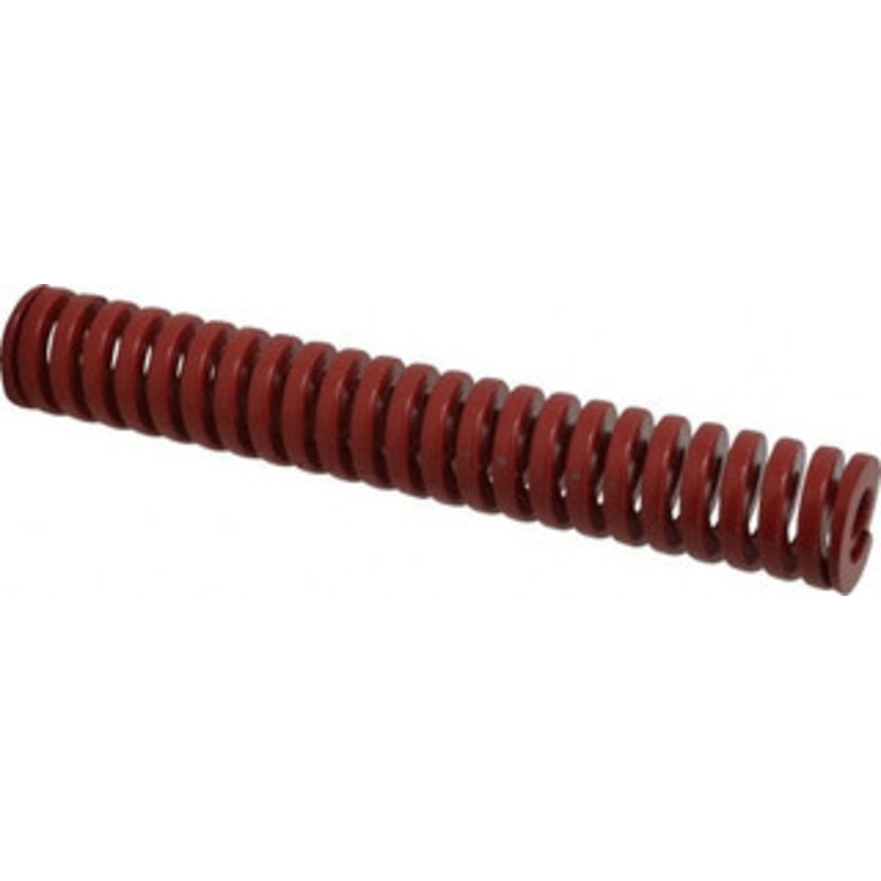 Danly 1-1/4 Hole Diam, 5/8 Rod Diam, 8 Free Length, Red Die Spring 33 Lb Max Deflection, 2.4 Max Deflection, Heavy Duty, Chromium Vanadium Steel 9-2032-26 – 76015130