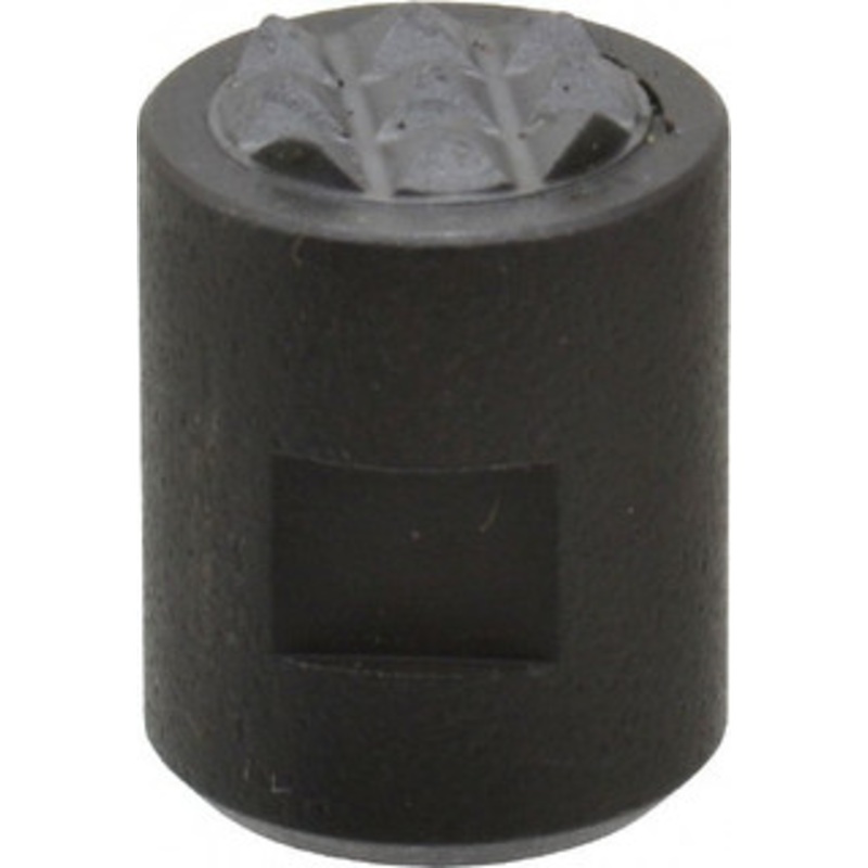 Fairlane 10-32 Thread, 1/2 Diam, 0.651 High, Threaded, Fine Tooth Grade Diamond Serration Tooth Pattern, Carbide Tipped, Round Positioning Gripper 3/16 Flat Width, Uncoated CT-842 – 82555749