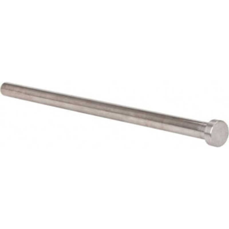 Gibraltar 1/2 Pin Diam, 3/4 Head Diam x 1/4 Head Height, 10 OAL, Straight Ejector Pin Steel, 9-3/4 Pin Length HEP3623-G – 85930311