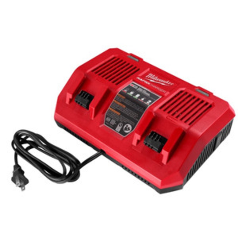Milwaukee M18 Dual Bay Simultaneous Rapid Charger – MWK48-59-1802