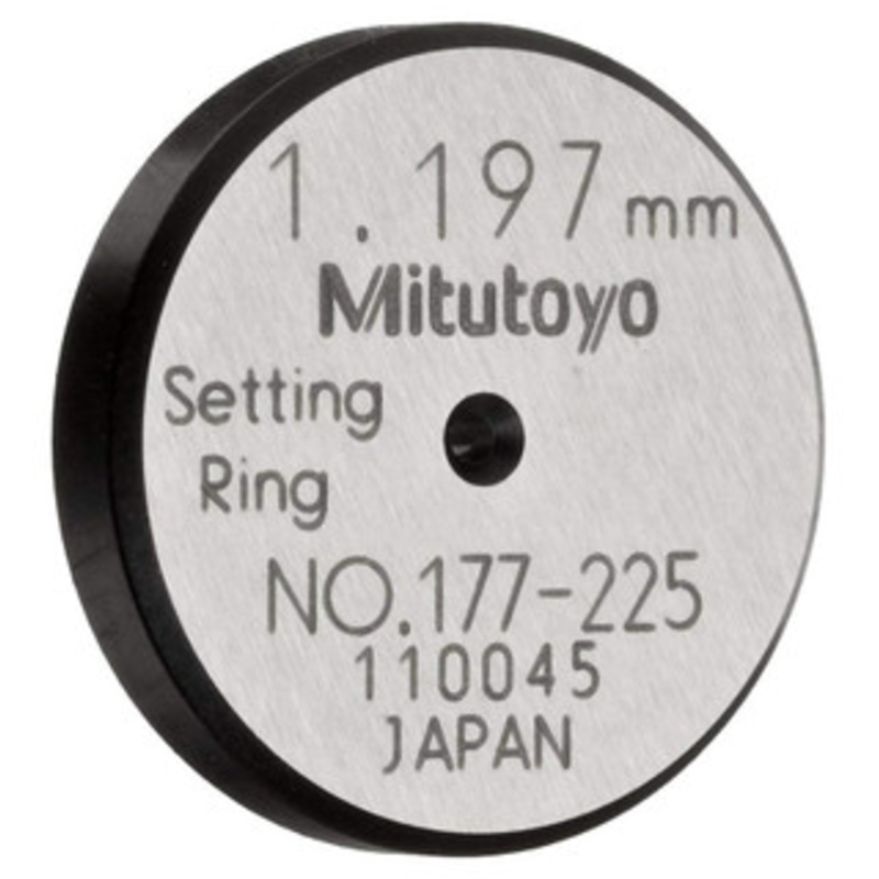 Mitutoyo Metric Steel Setting Ring, 1.2mm – 177-225