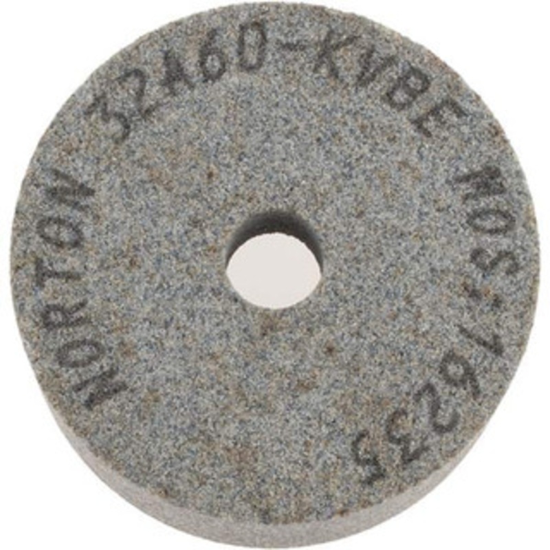 Norton 60 Grit Aluminum Oxide Type 5 Internal Grinding Wheel 2 Diam x 3/8 Hole x 1 Thick, 16,235 Max RPM, Type 5 Medium Grade, K Hardness, Vitrified Bond, No Recess 66243428329 – 94342813