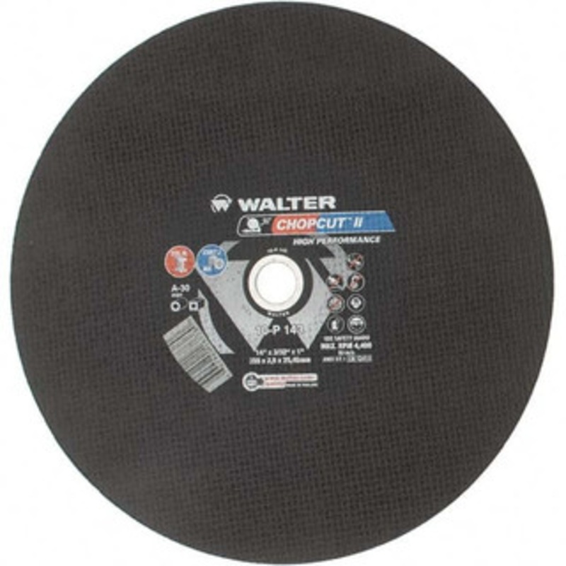 Value Collection 14 x 3/32, 1 Hole 30 Grit Aluminum Oxide Cutoff Wheel Reinforced, 4,400 Max RPM BD-W10P143 – 43580331