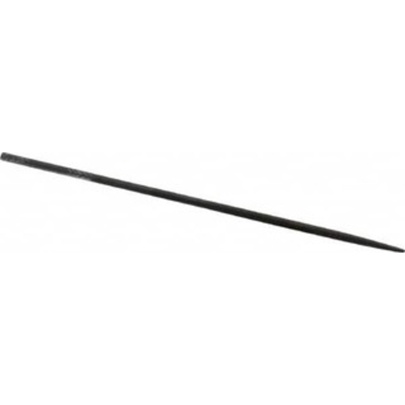 Value Collection 5-1/2 Needle Precision Swiss Pattern Round File 2 Cut, 2 Cut, 2-1/2 LOC, 5 Width x 0.12 Thick, with Handle 382-0521 – 00660126