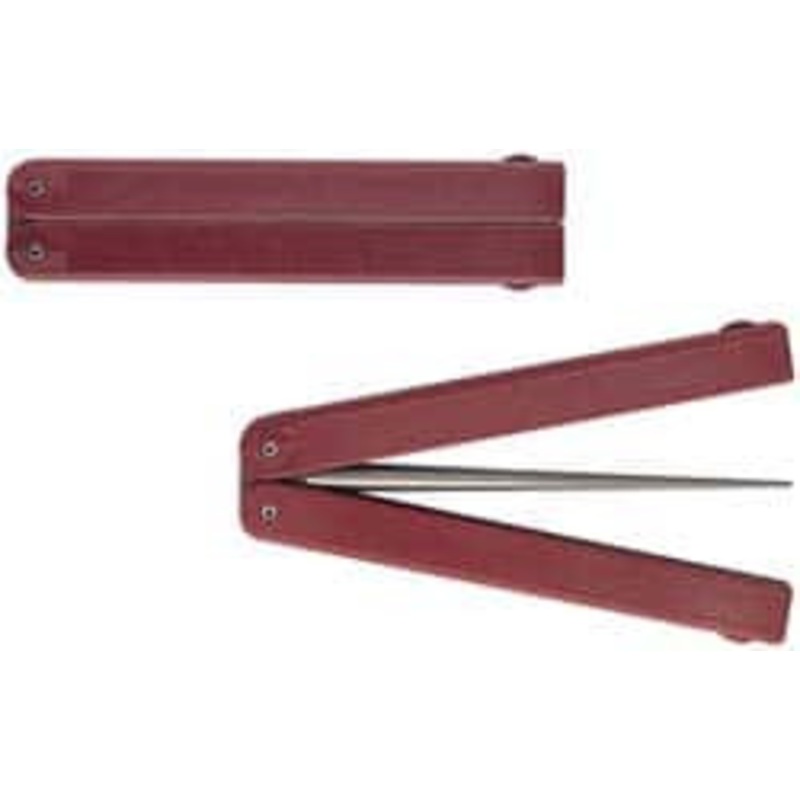 DMT Diamond Machining Technology 9-1/2 OAL Fine Knife Sharpener Diamond File 1/4 Wide, 4-3/16 LOC, Red, 600 Grit FSKF – 05126735