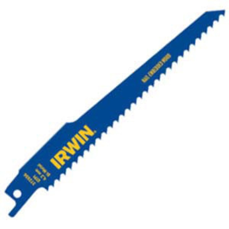 IRWIN Recip Saw Blade 6 6TPI 5-Pk – HA372656P5