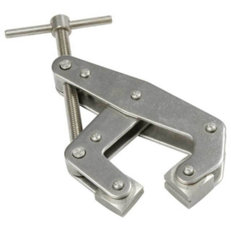 Kant Twist Cantilever Clamp, Stainless Steel, 3 Jaw Capacity – K030TS