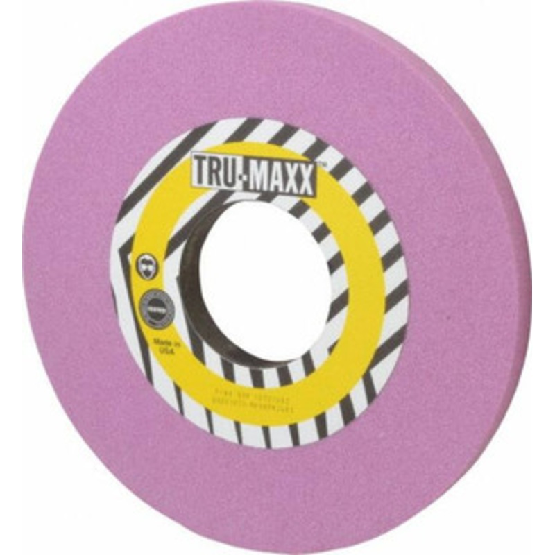 Tru-Maxx 10 Diam x 3 Hole x 3/4 Thick, K Hardness, 60 Grit Surface Grinding Wheel Aluminum Oxide, Type 1, Medium Grade, 2,483 Max RPM, Vitrified Bond, No Recess T1-10P31302-T – 06291835