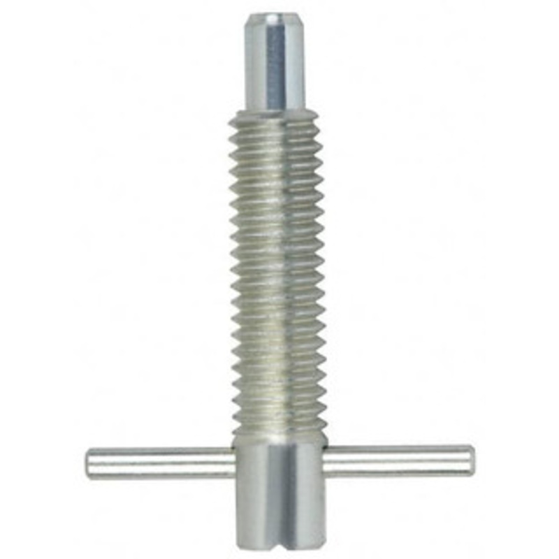 Vlier M16x2.0 Thread, 2-1/2 Body Length, 5/8 Plunger Projection, 0.38 Plunger Diam, Steel, Locking T Handle Plunger 1.7 Thread Length, 2-1/2 Handle Length, 2.4 Plunger Length, 2-1/2 Lb Initial End Force, 5 Lb Final End Force FRTM16P – 87880993