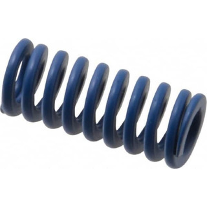 Associated Spring Raymond 16mm Hole Diam, 8mm Rod Diam, 1-1/2 Free Length, Blue Die Spring 488.2 N Max Deflection, 14.4mm Max Deflection, Medium Duty, Chromium Alloy Steel 204-306 – 67899559