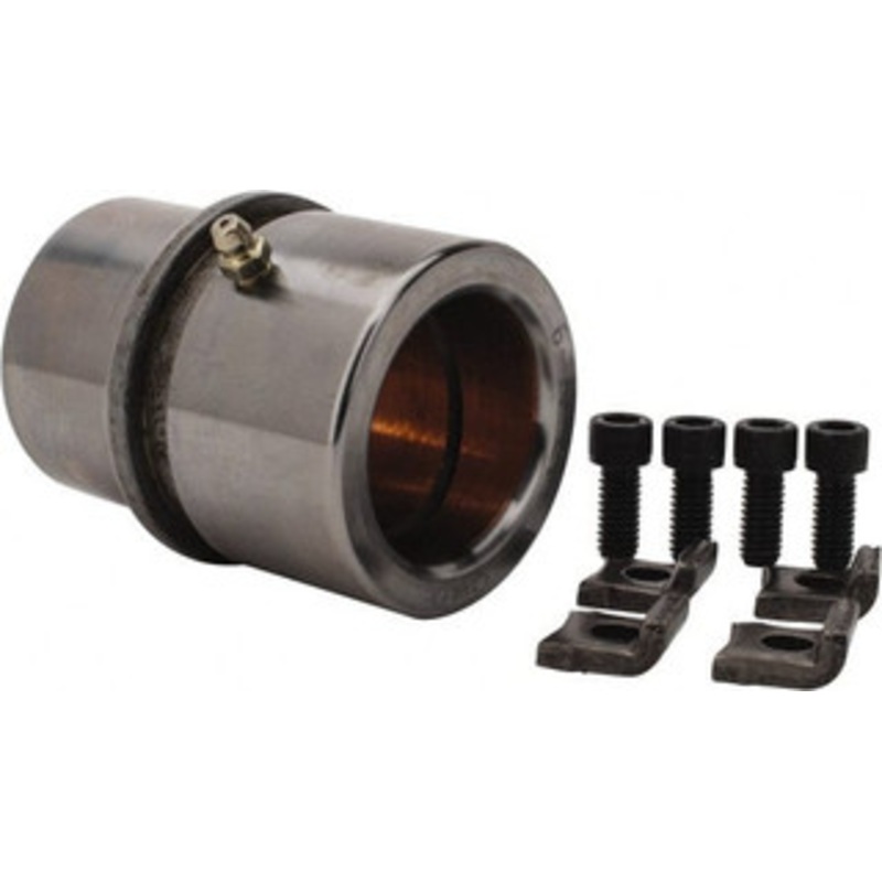 Danly 1-3/4 ID x 3-3/8 OAL, Steel, Bronze Plated Die & Mold Shoulder Bushing Shoulder, 2-1/2 Bottom OD, 2-1/4 Top OD, 2.658 Collar OD, 2 Under Collar, 1-3/8 Above Collar 6-14-24 – 03224813