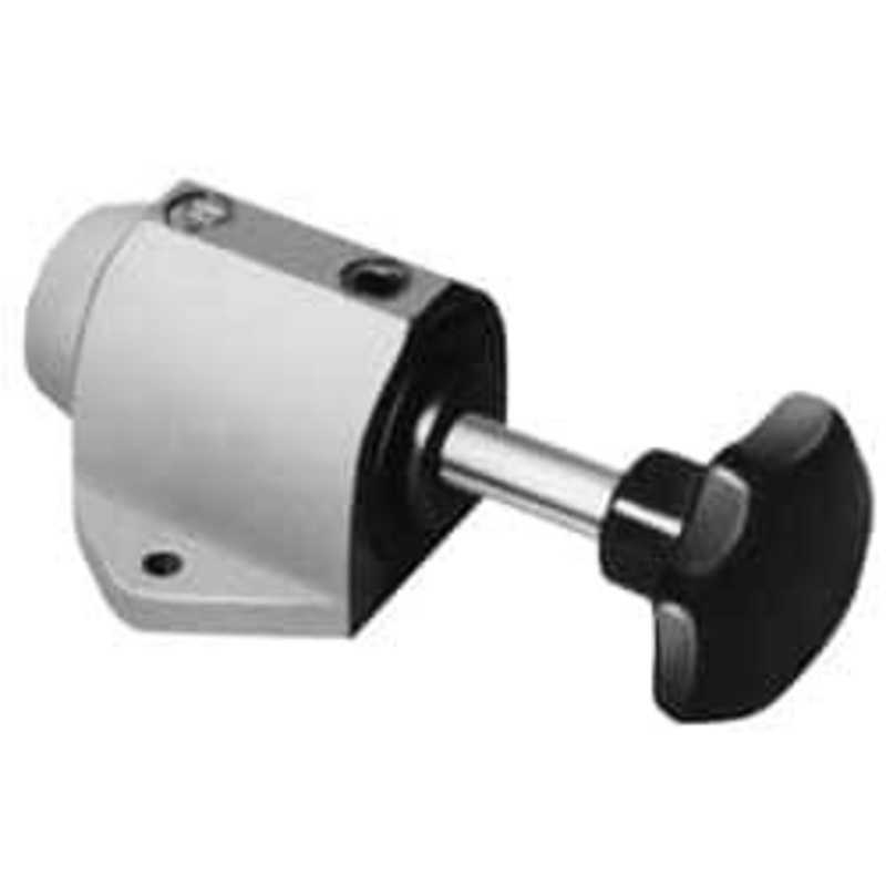 Destaco 9,000 N Capacity, M8 Plunger, 16mm Plunger Diam, Foot Mt, Two Hand, Hand Lever Actuation, Variable Stroke Straight Line Action Clamp 300mm Max Rapid Stroke, 4mm Max Clamping Stroke, 9mm Mt Hole Diam, 90 Overall Height FO-160/– – 64825680