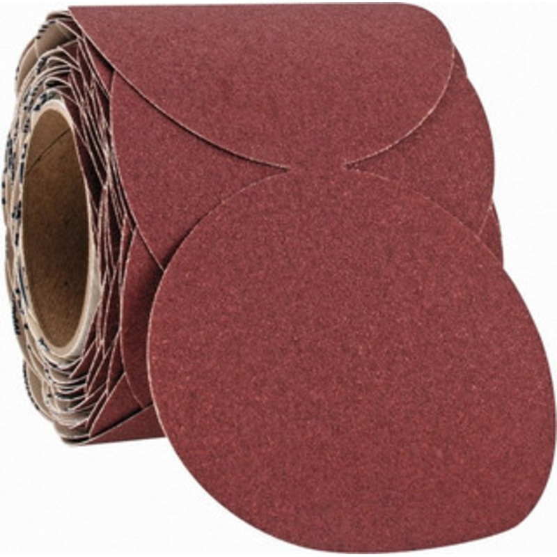 Norton 5 Diam, 100 Grit Ceramic Adhesive PSA Disc Medium Grade, Maroon, F Weighted Backing, Flexible 66261149871 – 78148269