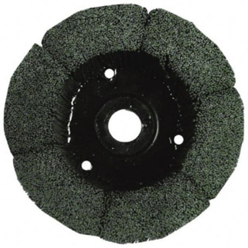 Osborn 5 80 Grit Silicon Carbide Straight Disc Brush Medium Grade, Plain Hole Connector, 1-1/2 Trim Length, 3/4 Shank Diam, 7/8 Arbor Hole 0004703200 – 41858861