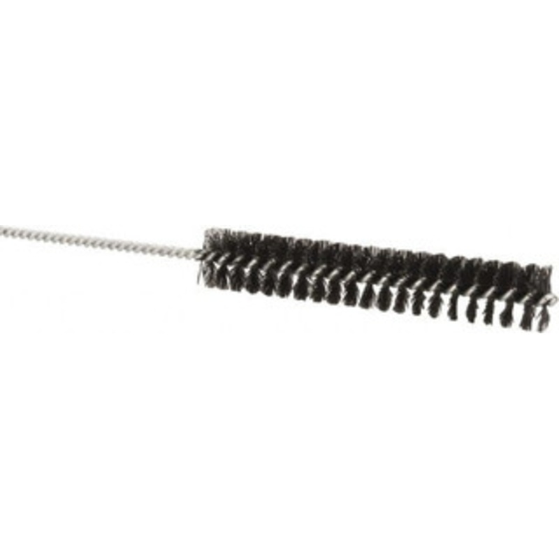 PRO-SOURCE 4-1/2 Long x 3/4 Diam Nylon Bristle Brush Single Spiral, 42 OAL, 0.01 Filament Diam, 0.142 Shank Diam 06689 – 03717048