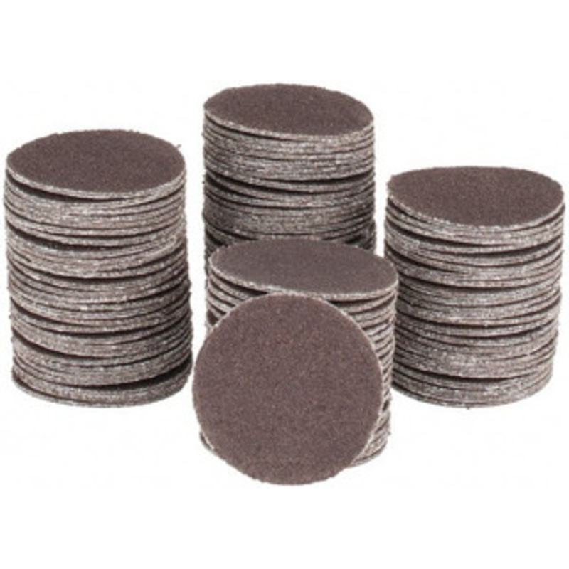 Tru-Maxx 1 Diam, 240 Grit Aluminum Oxide Adhesive PSA Disc Very Fine Grade, X Weighted Cloth Backing, For Right Angle/Vertical Shaft Portable Grinders 7000100-240 – 78281573