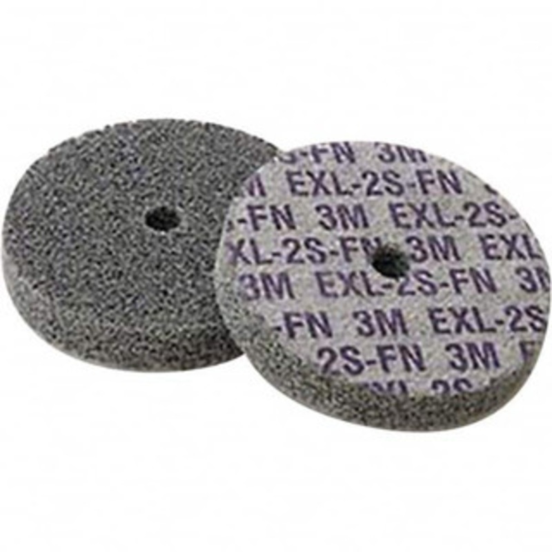 3M 3 Diam, 3/4 Face Width, 1/4 Center Hole, Fine Grade, Silicon Carbide Deburring Wheel Unitized, Soft Density 2 Grade, 10,000 RPM 7000046025 – 01175256