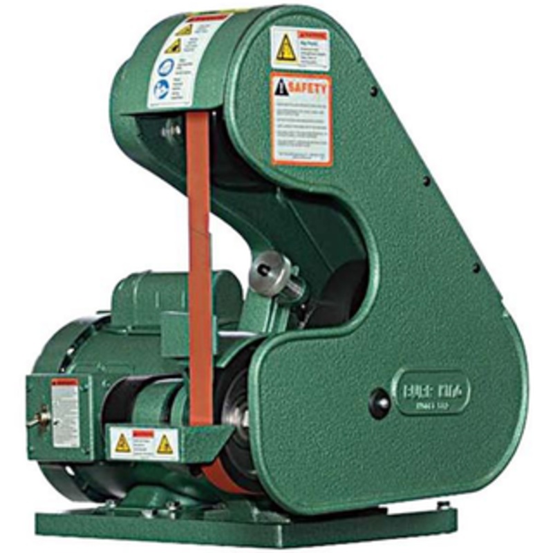Burr King 2 x 48 Belt Sander, 1 Speed, 220V 1 Phase – 40200