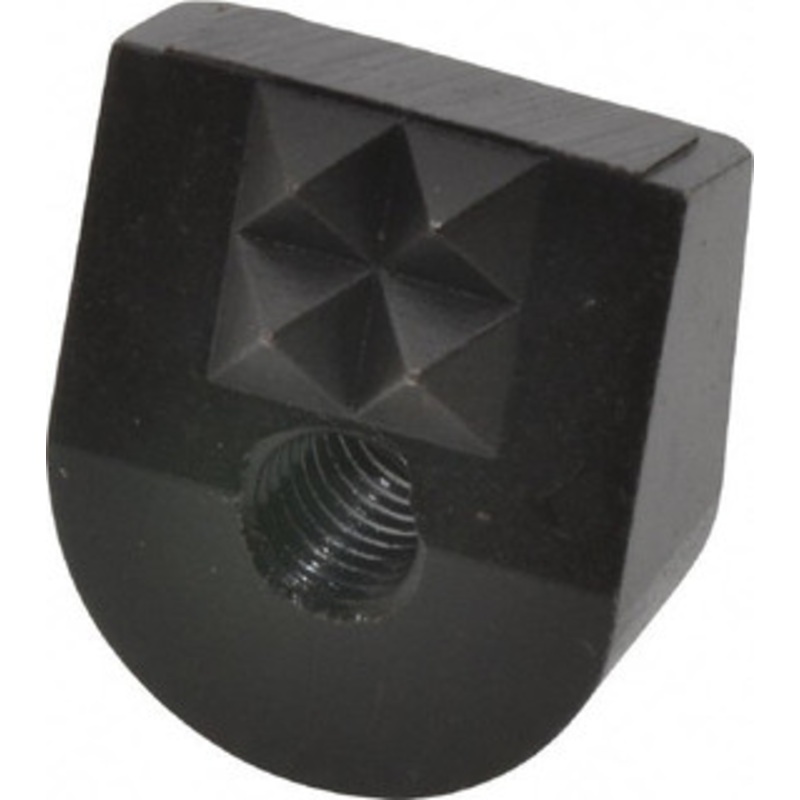 Fairlane 4 Point 1/4-28 High Speed Steel Angled Positioning Gripper Black Oxide Finish, 1/2 High, 3/4 Wide, 0.88 Top Length, 0.81 Bottom Length, 15  Gripping Angle, 0.03 x 45 Chamfer HS-128-4 – 09714049