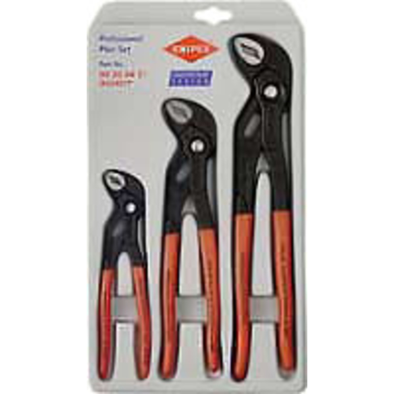 Knipex 3 Piece Cobra Water Pump Plier Set – KX3X87